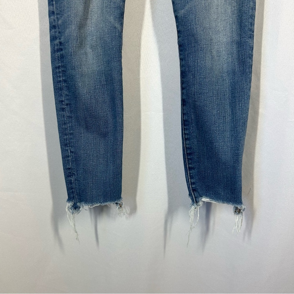 Madewell | 9” High Rise Skinny Crop Jeans Raw Hem Women’s Size 27 - Picture 7 of 17